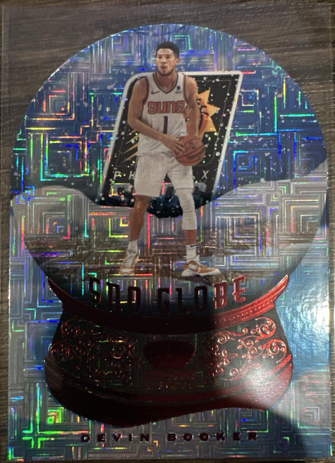 Devin Booker #21 2020-21 Panini Crown Royale Basketball Sno Globe