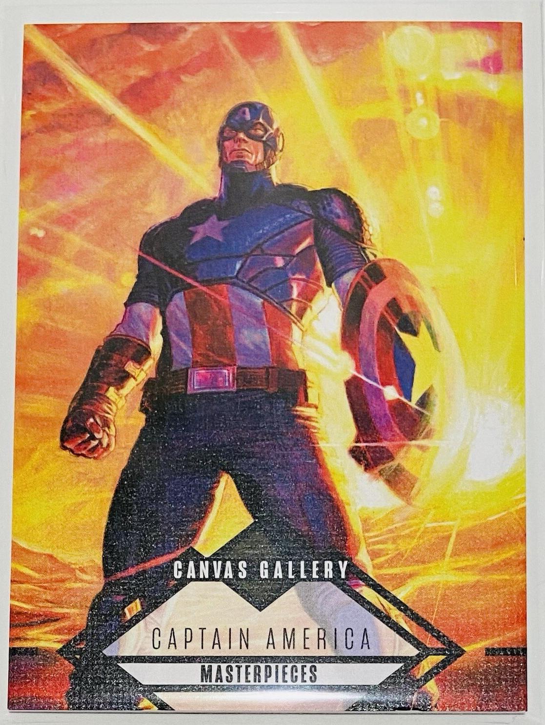Captain America #CG-2 Marvel 2024 SkyBox Masterpieces Nahuel Grego Canvas Gallery