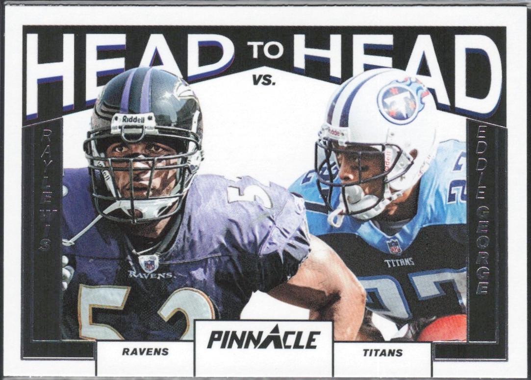 Eddie George / Ray Lewis #3 Football Cards 2024 Panini Encore Head to Head