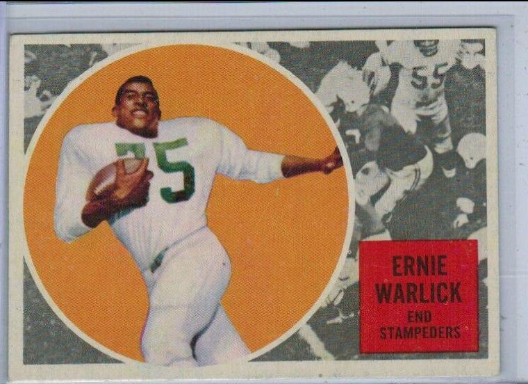 Ernie Warlick #30 Football Cards 1960 Topps CFL