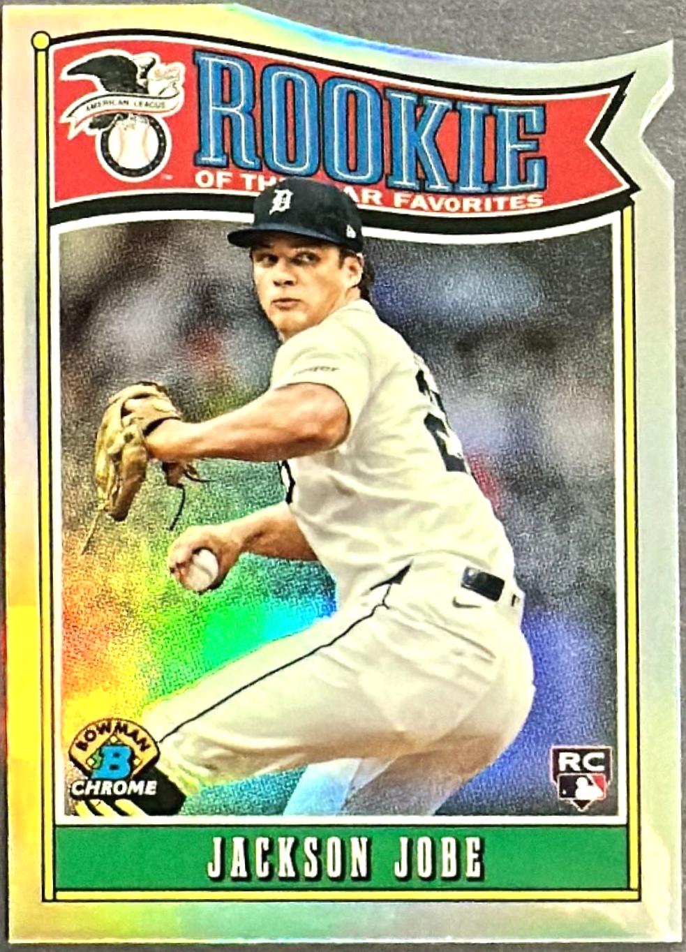 Jackson Jobe #ROY-3 Baseball Cards 2025 Bowman Rookie of the Year Favorites