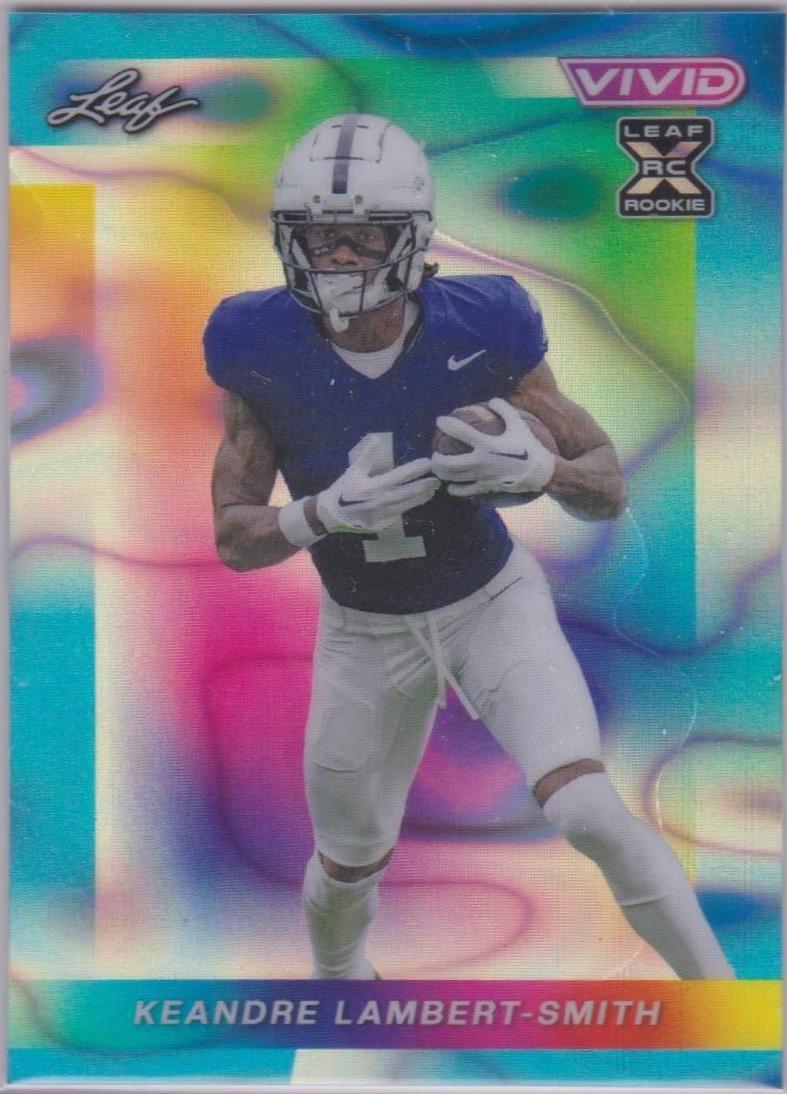 Keandre Lambert-Smith [Navy Blue Lava] #119 Prices | 2024 Leaf Vivid ...