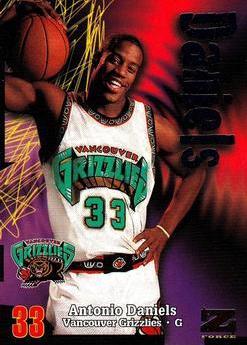 Antonio Daniels #175 Basketball Cards 1997 Skybox Z Force