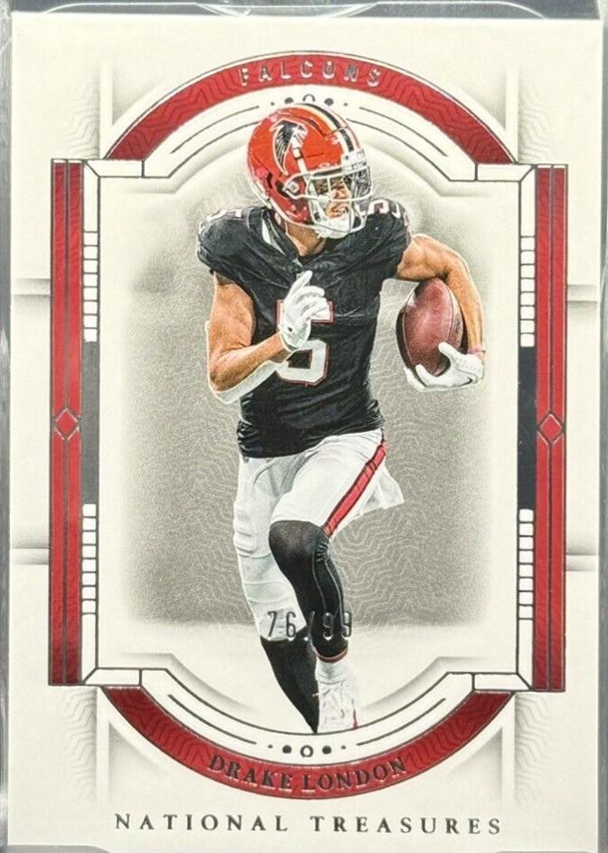 Drake London #4 Football Cards 2023 Panini National Treasures