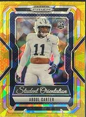 Abdul Carter [Gold Ice] #10 Prices | 2025 Panini Prizm Draft Picks