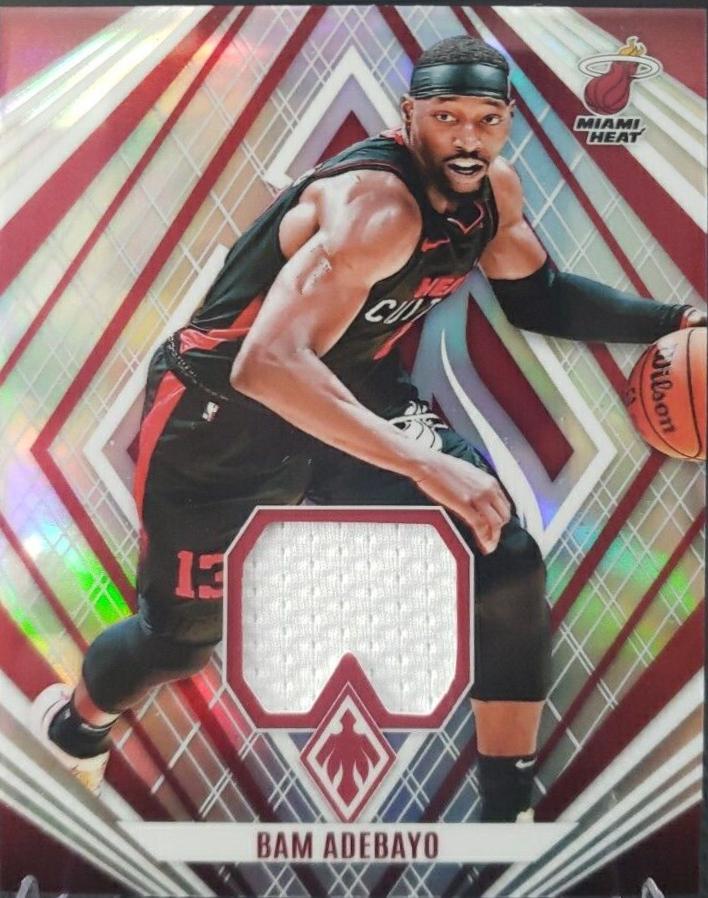 Bam Adebayo #VM-BAM Basketball Cards 2023 Panini Phoenix Veteran Materials