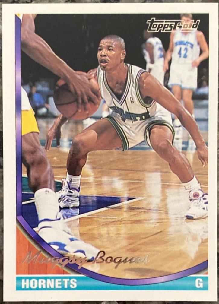 Muggsy Bogues #9 Basketball Cards 1993 Topps Gold