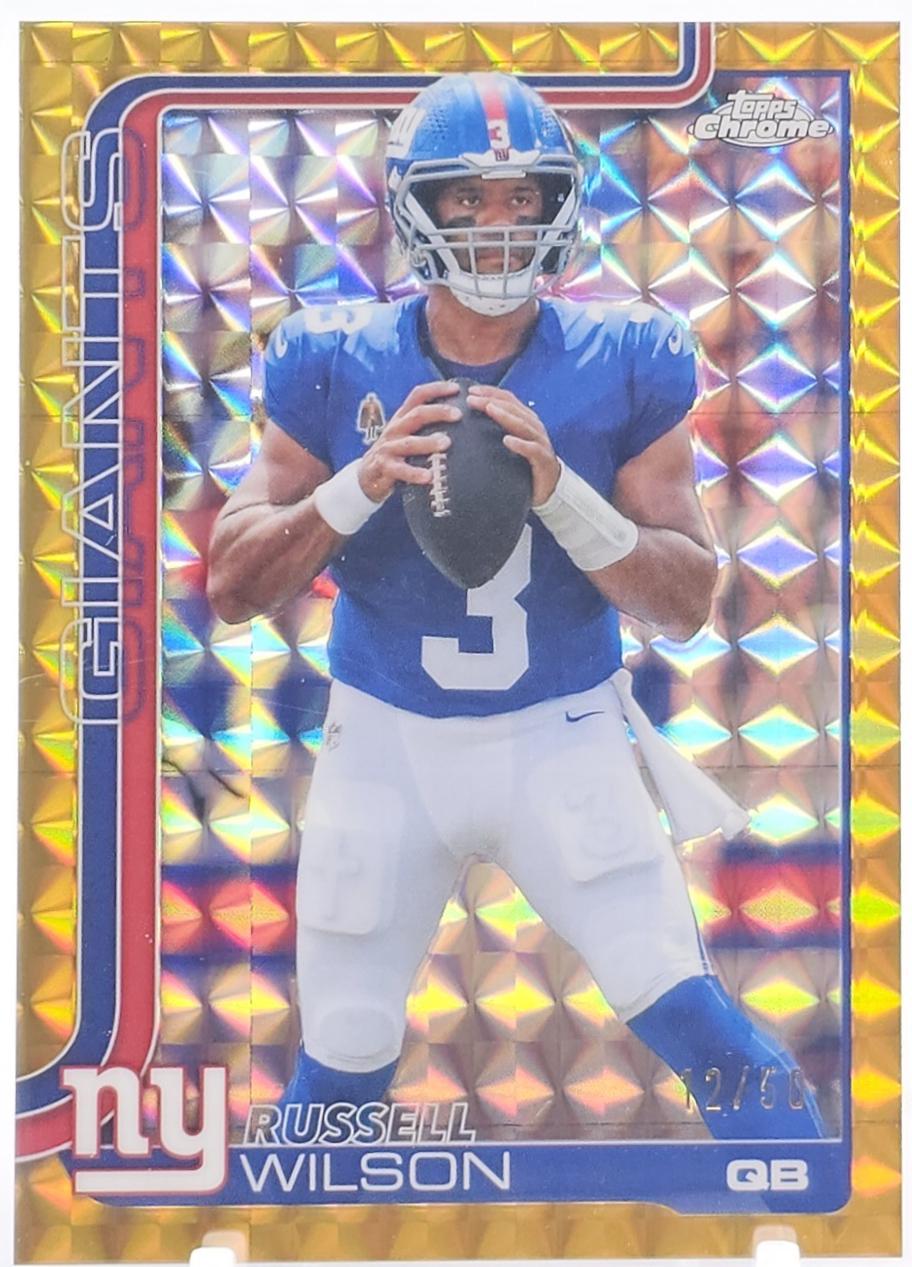 Russell Wilson [Gold Geometric Refractor] #229