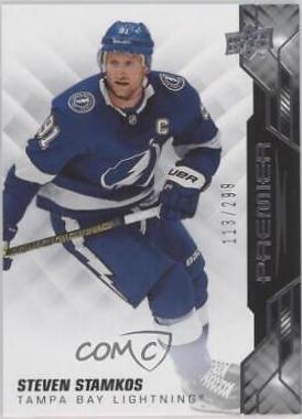 Steven Stamkos #4 Hockey Cards 2019 Upper Deck Premier