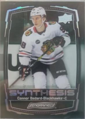 Connor Bedard #S-35 Hockey Cards 2023 Upper Deck Engrained Synthesis