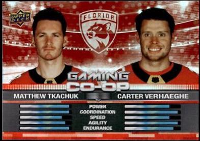 Matthew Tkachuk / Carter Verhaeghe #CGO-17 Hockey Cards 2024 Upper Deck Gaming Co-Op