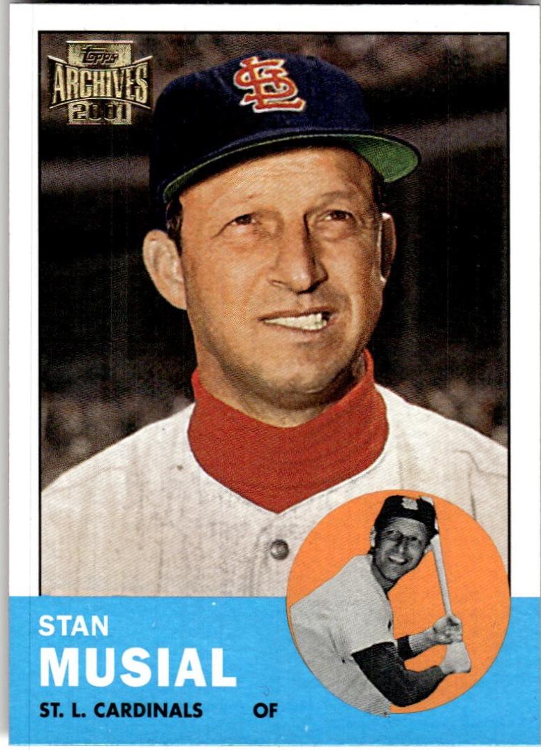 Stan Musial #180 2001 Topps Archives Baseball