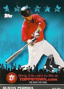 Dustin Pedroia #TTT34 Baseball Cards 2009 Topps Toppstown