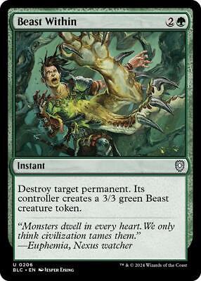 Beast Within #206 Magic Bloomburrow Commander