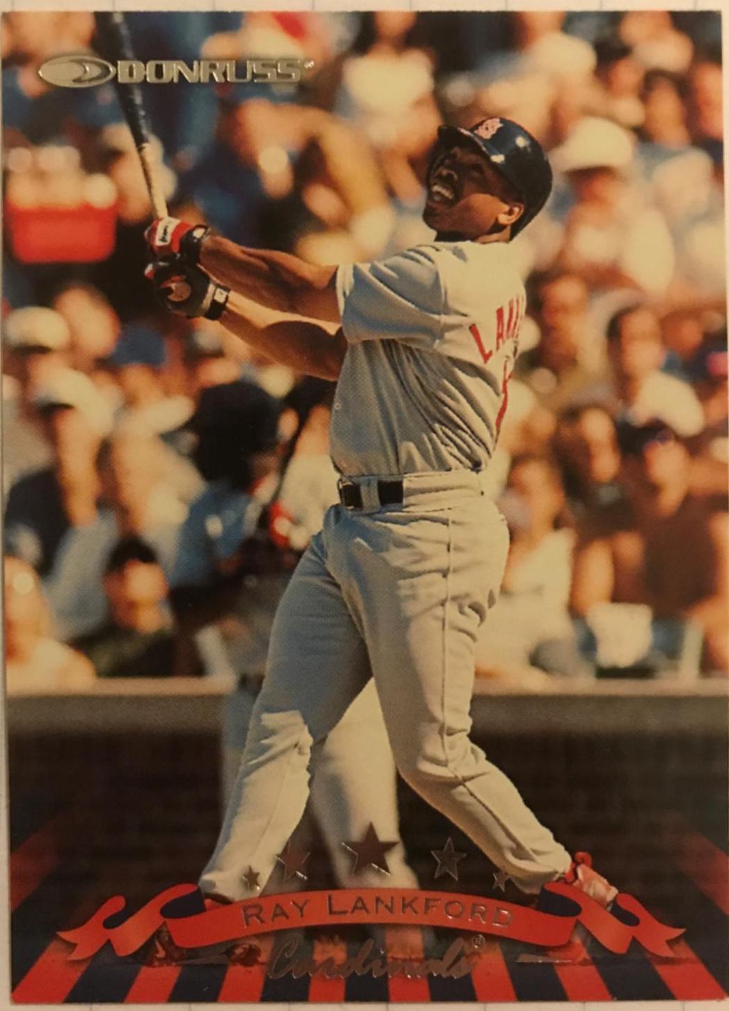 Ray Lankford #13 Baseball Cards 1998 Donruss