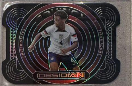 Tyler Adams #22 Soccer Cards 2022 Panini Obsidian Equinox