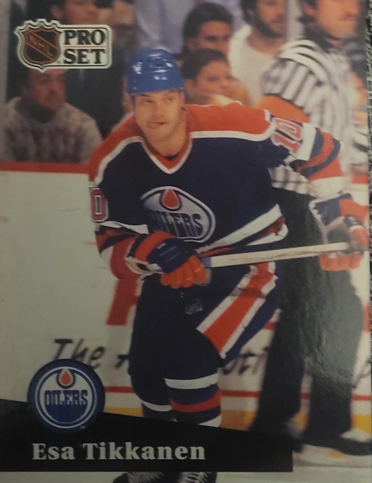 Esa Tikkanen #71 Hockey Cards 1991 Pro Set