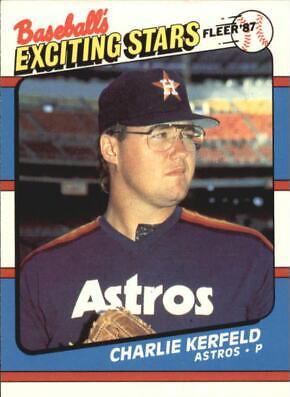 Charlie Kerfeld #31 Baseball Cards 1987 Fleer Exciting Stars