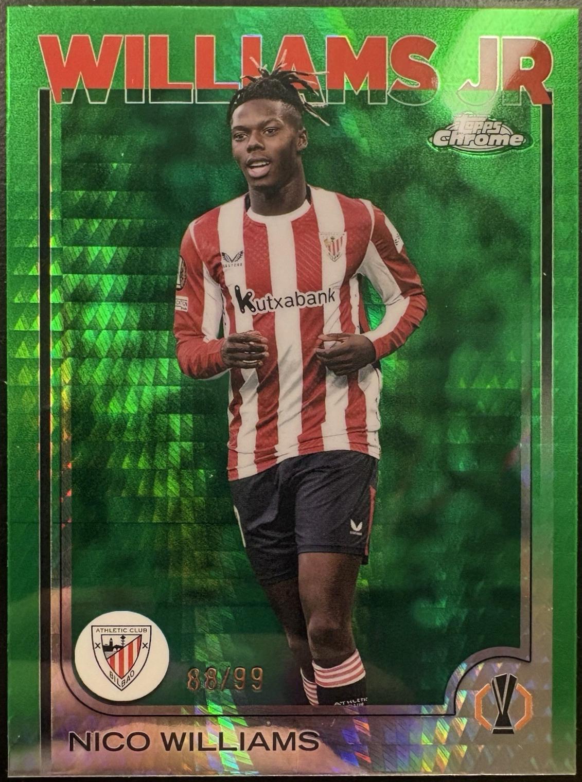 Nico Williams [Green Prism Refractor] #28