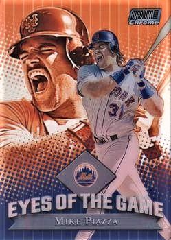 Mike Piazza #EG2 Baseball Cards 2000 Stadium Club Chrome Eyes of the Game