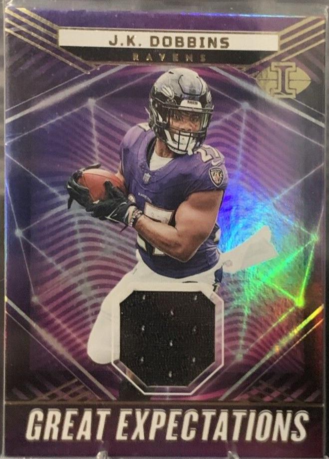 J.K. Dobbins #GE-JDO Football Cards 2023 Panini Illusions Great Expectations