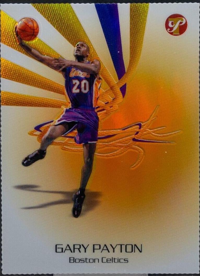 Gary Payton Gold Refractor #65 Basketball Cards 2004 Topps Pristine