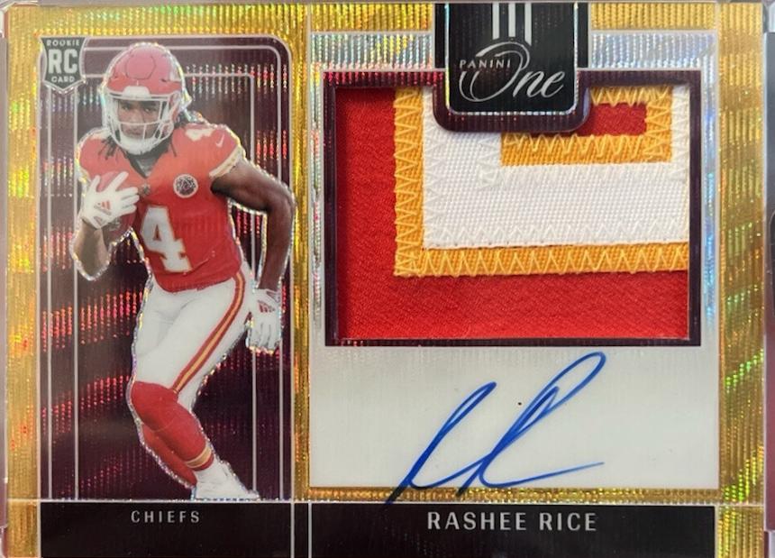 Rashee Rice [Gold Patch Autograph] #309