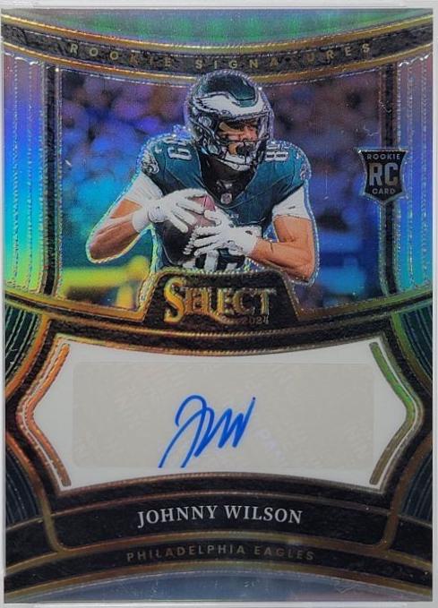 Johnny Wilson #RSP-JWN 2024 Panini Select Rookie Signature Prizm Football