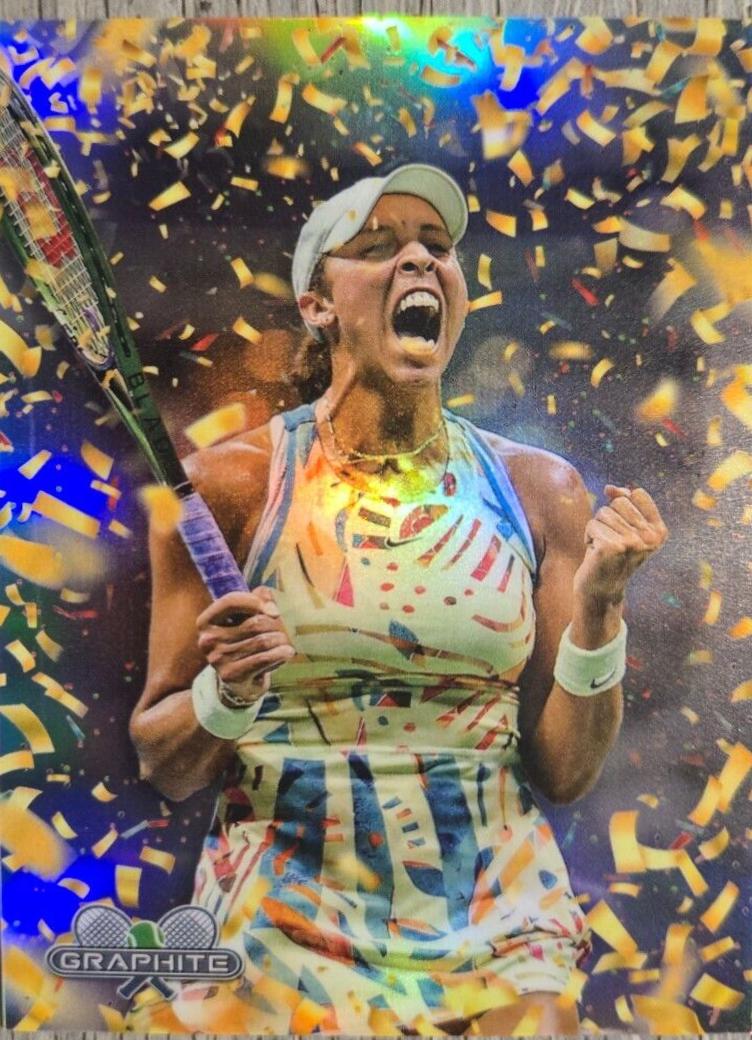 Madison Keys #CF-MS Tennis Cards 2024 Topps Graphite Confetti