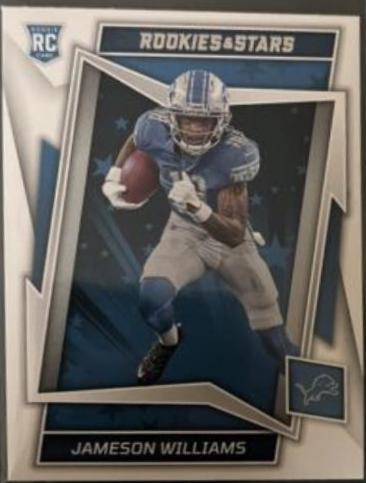 Jameson Williams #116 Football Cards 2022 Panini Rookies & Stars