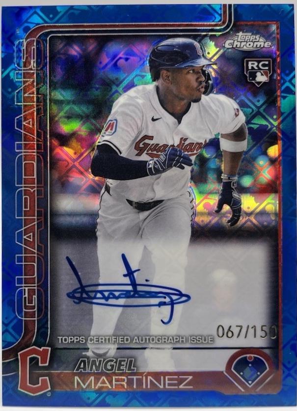 Angel Martinez [Blue Refractor] #RA-AMA Prices | 2025 Topps Chrome