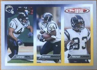 Lorenzo Neal, Michael Turner, Andrew Pinnock