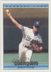 Luis Aquino #544 Baseball Cards 1992 Donruss