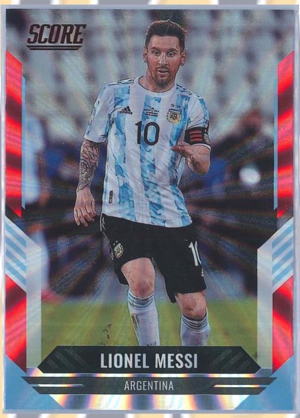Lionel Messi #71 Soccer Cards 2021 Panini Score FIFA