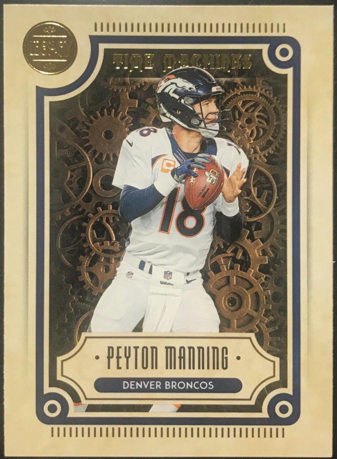 Peyton Manning #TM-1 Football Cards 2022 Panini Legacy Time Machines