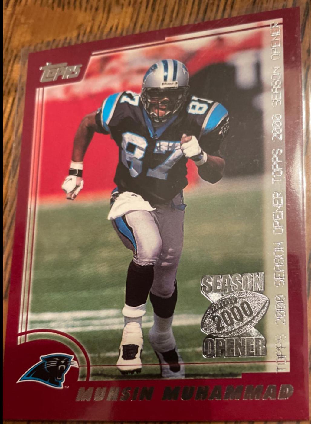 Muhsin Muhammad #43 Football Cards 2000 Topps Season Opener