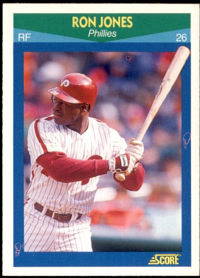 Ron Jones #31 Baseball Cards 1990 Score Rising Stars