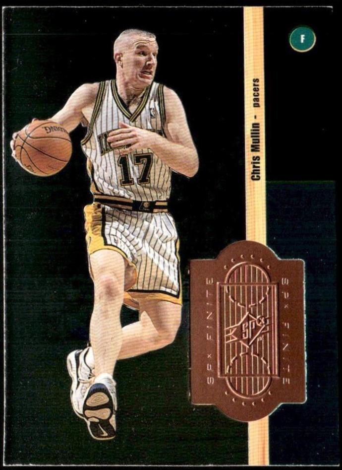 Chris Mullin #10 Basketball Cards 1998 Spx Finite