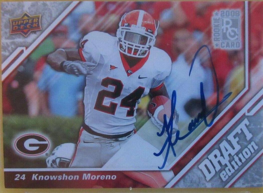 Knowshon Moreno #8 Football Cards 2009 Upper Deck Draft Edition