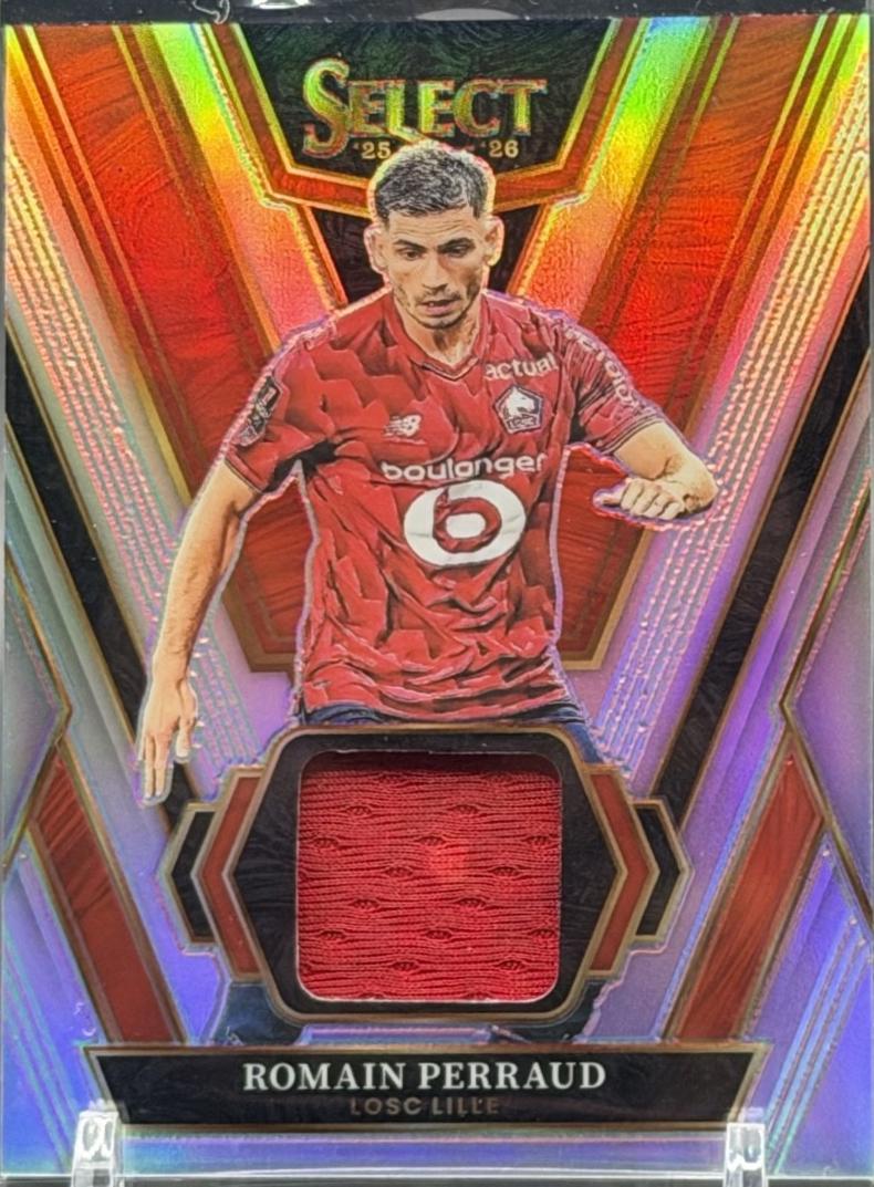 Romain Perraud #3 2025 Panini Select Ligue 1 Select Swatches Soccer