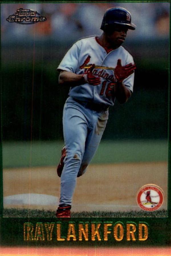 Ray Lankford #33 Baseball Cards 1997 Topps Chrome
