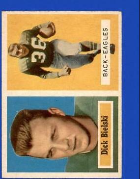 Dick Bielski #13 Football Cards 1957 Topps