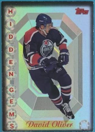David Oliver #8 HG Hockey Cards 1995 Topps Hidden Gems