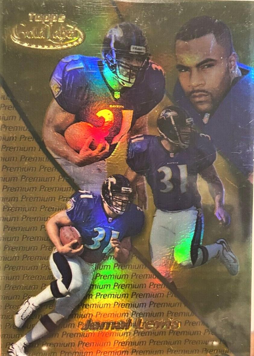 Jamal Lewis #90 Football Cards 2000 Topps Gold Label Premium