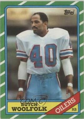 Butch Woolfolk #352 Football Cards 1986 Topps