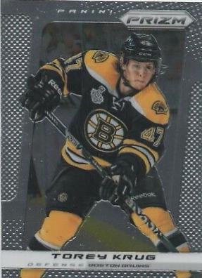 Torey Krug #3 Hockey Cards 2013 Panini Prizm