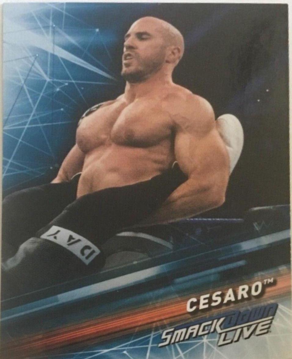 Cesaro #15 Wrestling Cards 2019 Topps WWE Smackdown Live