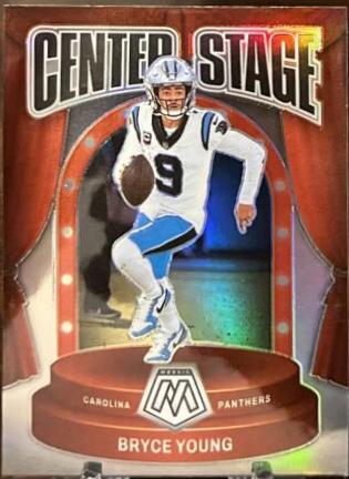 Bryce Young #24 Football Cards 2024 Panini Mosaic Center Stage