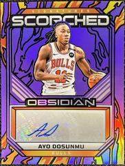 Ayo Dosunmu [Electric Etch Purple Flood] #7 Prices | 2024 Panini