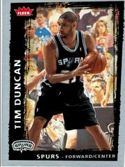 Tim Duncan #116 Basketball Cards 2008 Fleer Prices